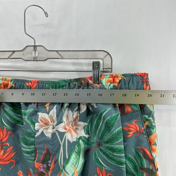 APT. 9 Shorts Mens XL Premier Flex Elastic Waist Performance 7" Tropical Green - Picture 6 of 8